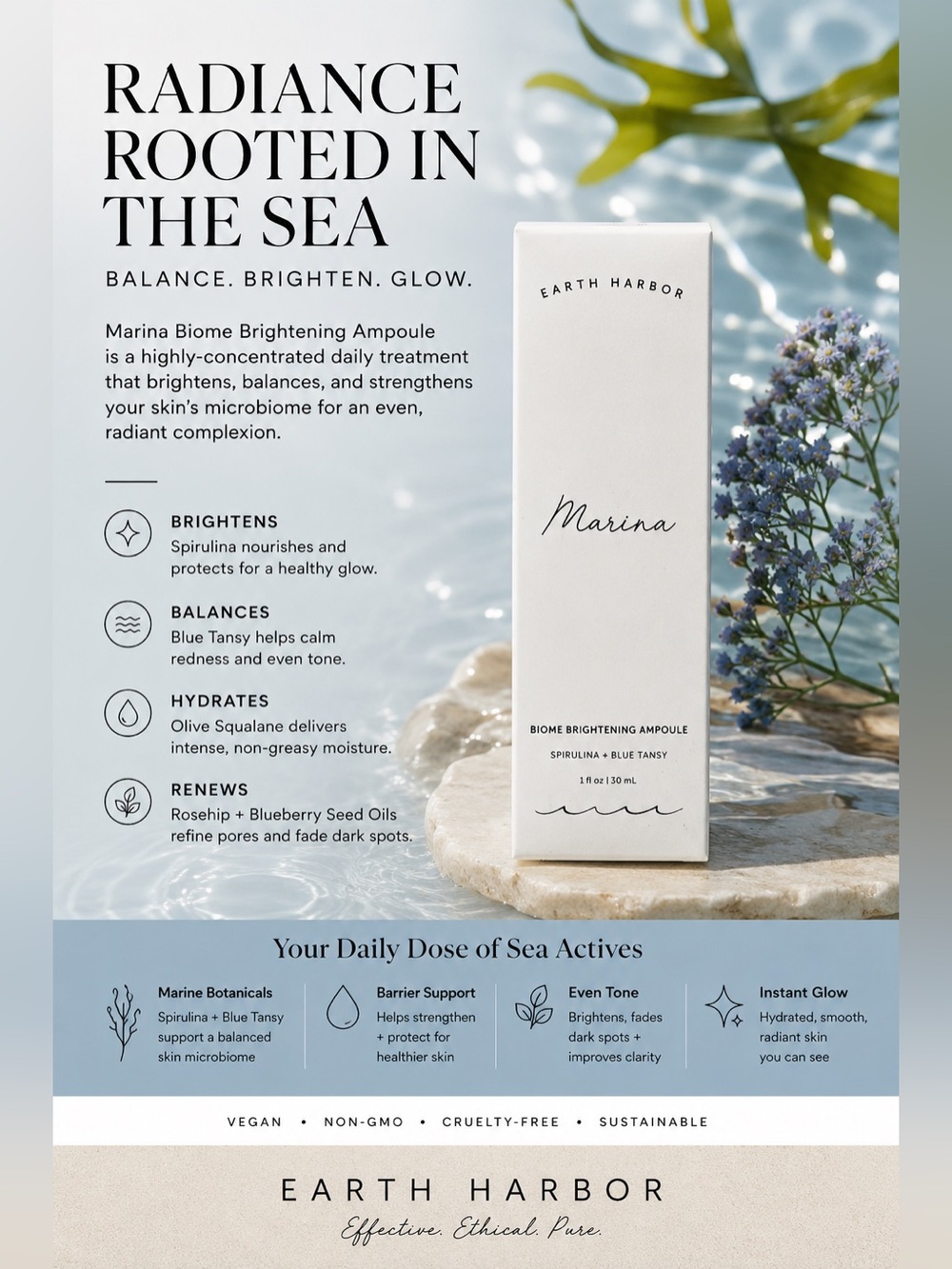 Earth Harbor Marina Biome Brightening Ampoule